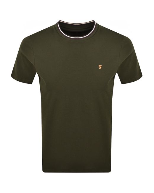 Farah Green Farah Elton T Shirt for men