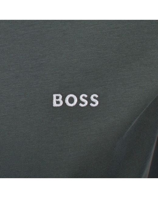 BOSS BUSINESS Gray Boss Mix And Match Hooded T Shirt for men