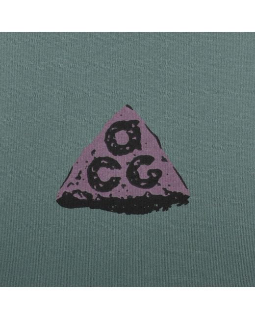 Nike Green Agc Logo T Shirt for men