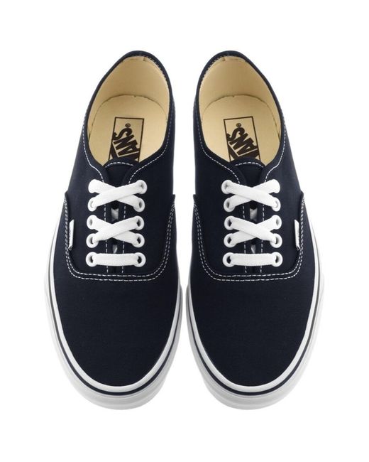 navy vans trainers