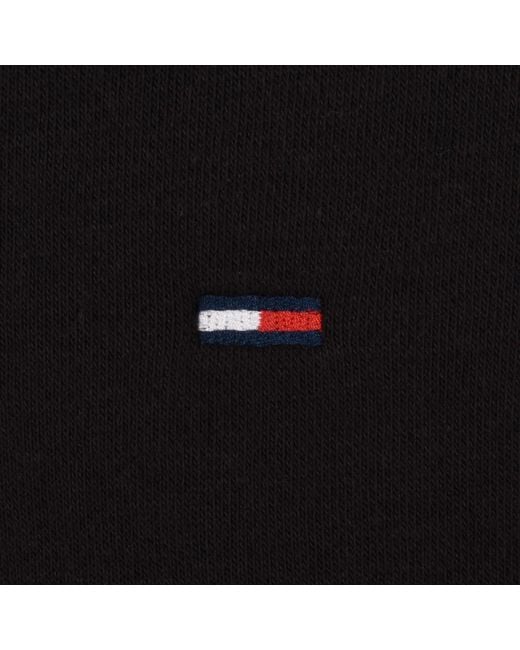 Tommy Hilfiger Black Quarter Zip Sweatshirt for men