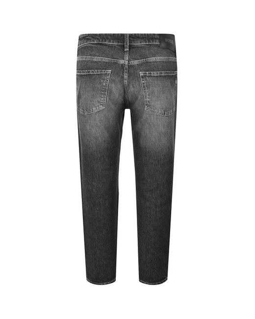 BOSS BUSINESS Gray Boss Re Maine Regular Fit Jeans for men