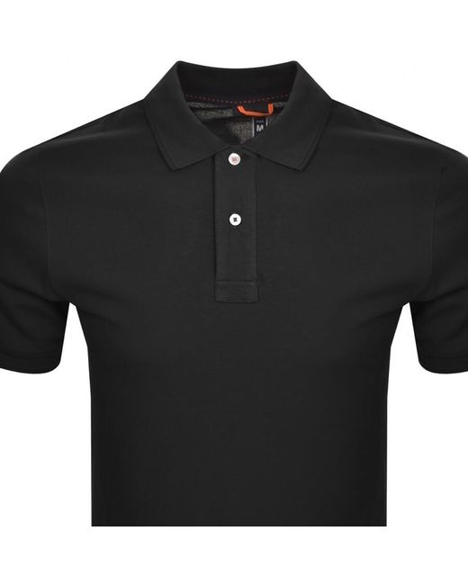 Parajumpers Black Polo T Shirt for men