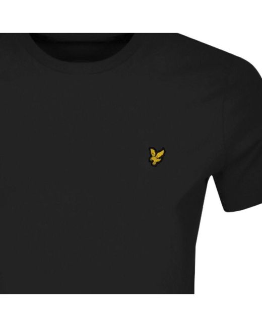 Lyle & Scott Black Crew Neck T Shirt for men