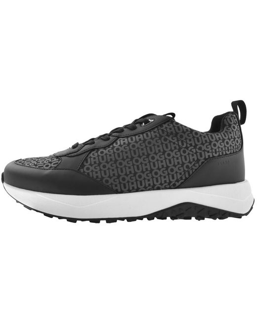 HUGO Black Kane Runner Trainers for men