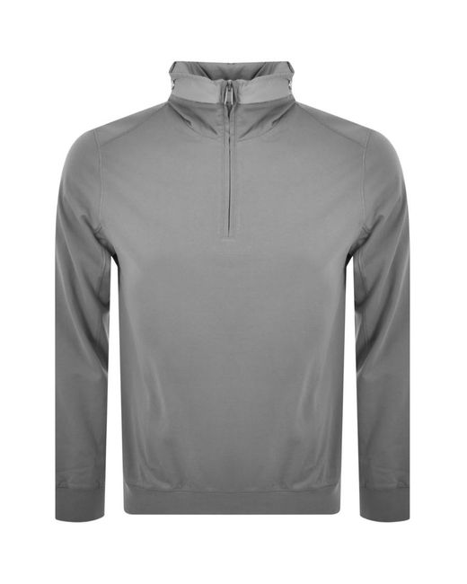 hugo boss half zip hoodie