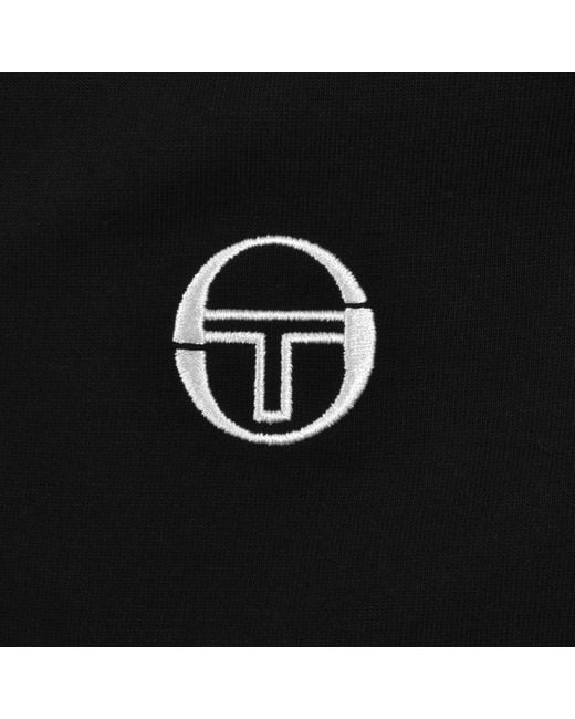 Sergio Tacchini Black Ghibli Davis T Shirt for men