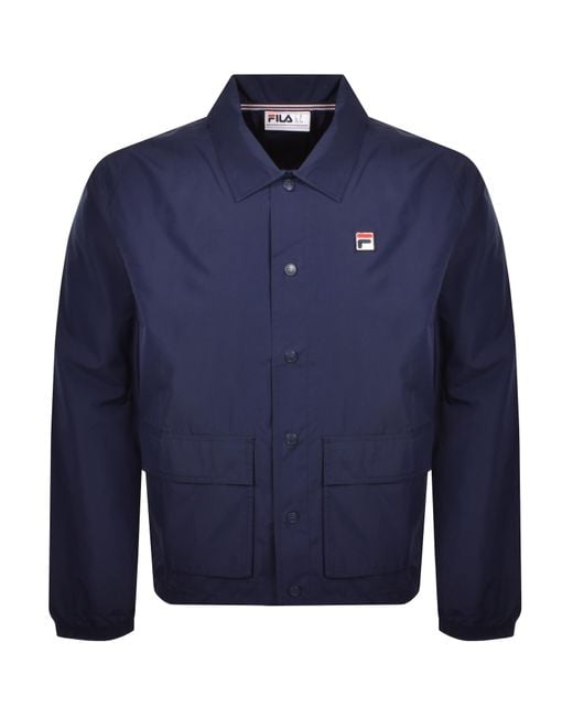 Fila Blue Bates Coach Jacket for men