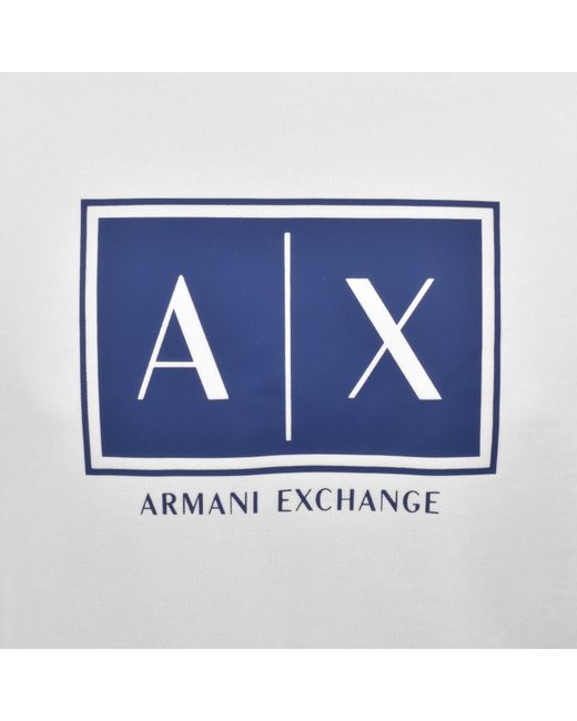 ARMANI EXCHANGE Gray Logo Sweatshirt for men