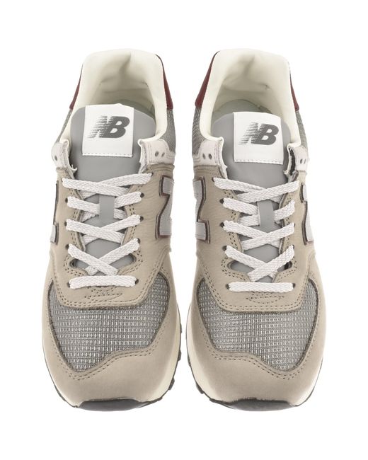 New Balance White 574 Trainers for men