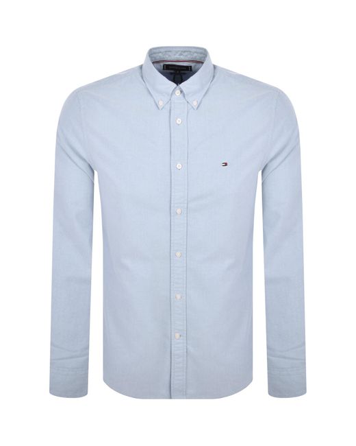 Tommy Hilfiger Blue Heritage Oxford Shirt for men