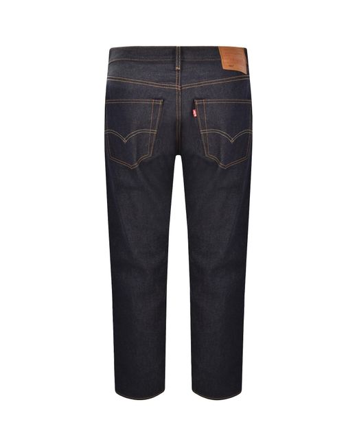 Levi's Blue 501 Original Selvedge Denim Jeans for men