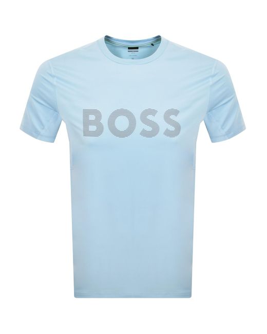 Boss Blue Boss Active T Shirt Light Pastel for men