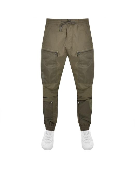 G-Star RAW Cotton Raw 3d Pm Cuffed Trousers in Khaki (Green) for Men | Lyst