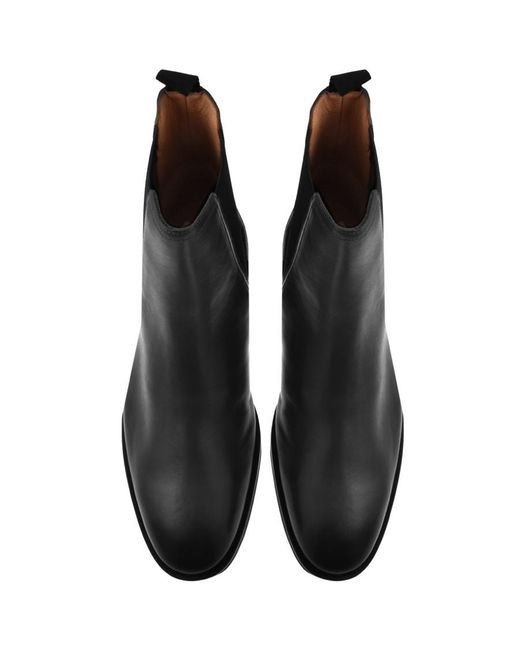 Ted Baker Black Maisonn Leather Boots for men