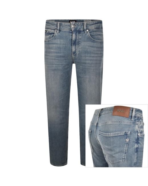 BOSS BUSINESS Blue Boss Re Maine Regular Fit Jeans Bright for men