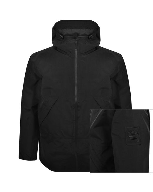 Timberland Black Winnick Waterproof Parka Jacket for men