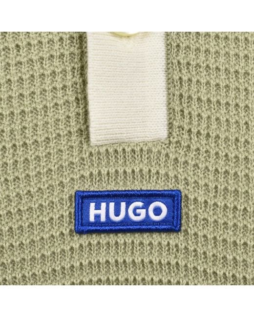 HUGO Green Siablo Knit Polo for men