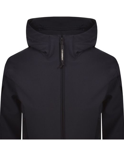 C P Company Blue Cp Company Hooded Jacket Total Eclipse for men