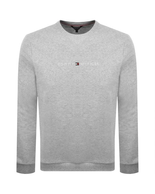 Tommy Hilfiger Gray Track Top Sweatshirt for men