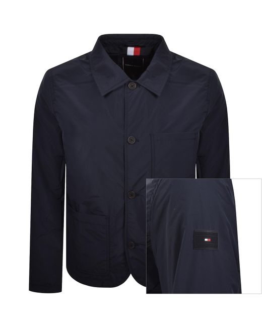 Tommy Hilfiger Blue Packable Chore Jacket for men