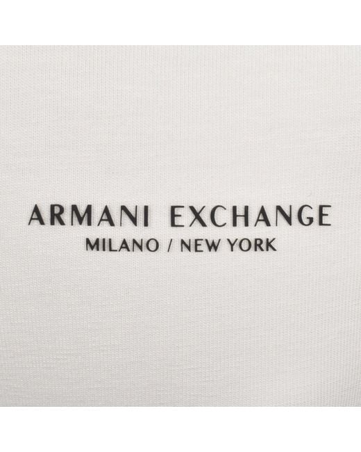 ARMANI EXCHANGE White Polo T Shirt Off for men