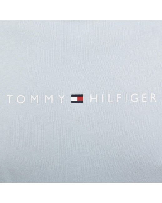 Tommy Hilfiger Blue Logo T Shirt for men
