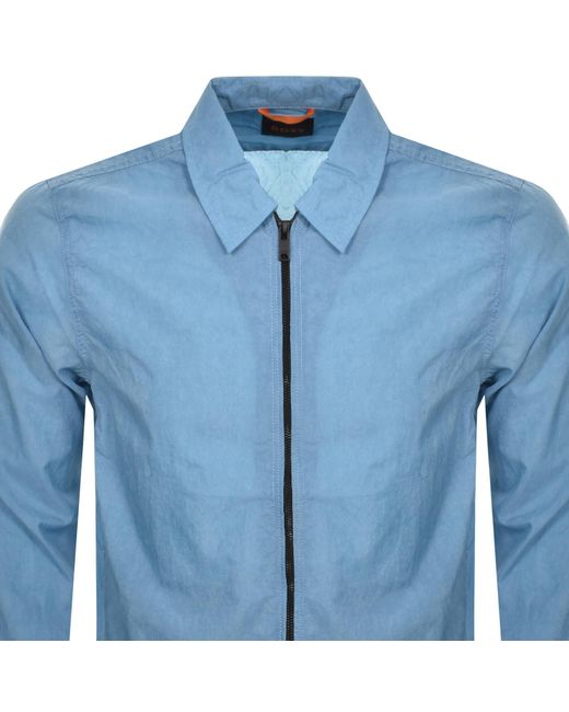 Boss Blue Boss Lovvy Full Zip Overshirt for men