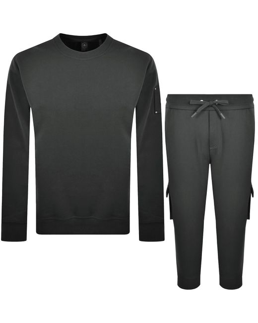 Moose Knuckles Black Tracksuit for men