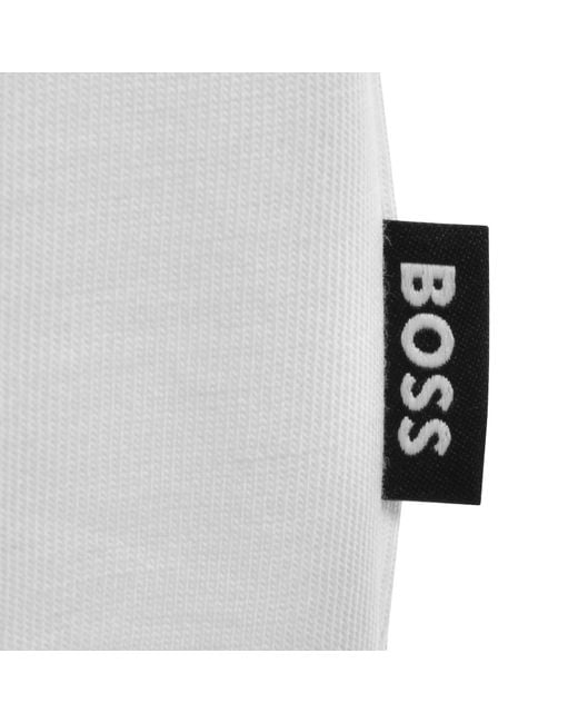 BOSS BUSINESS White Boss Thompson 04 T Shirt for men