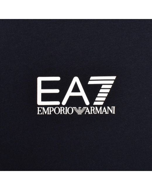 EA7 Blue Emporio Armani Logo Vest for men