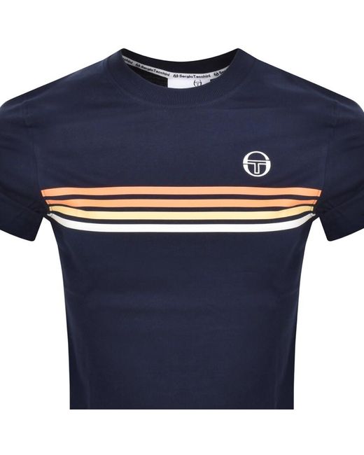 Sergio Tacchini Blue New Melfi T Shirt for men