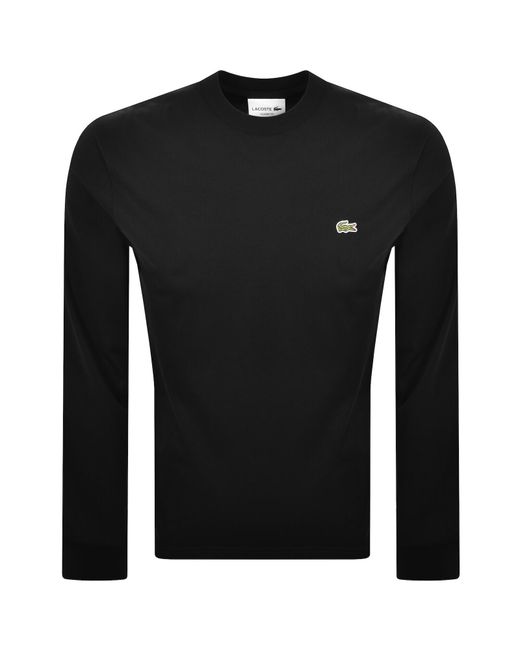Lacoste Black Long Sleeved T Shirt for men