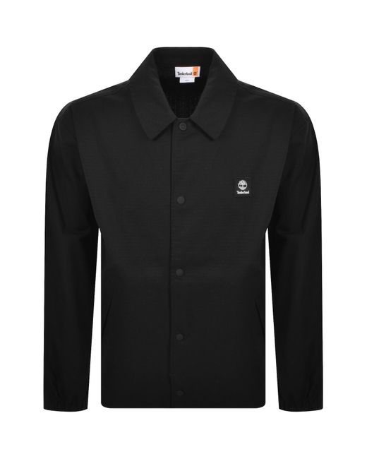 Timberland Black Ripstop Coach Jacket for men