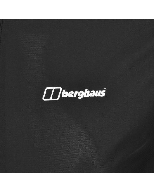 Berghaus Black 24/7 Tech Half Zip T Shirt for men