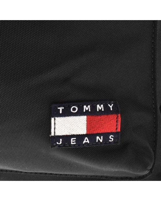 Tommy Hilfiger Black Logo Backpack for men