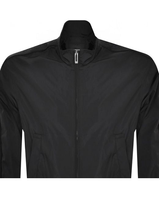Armani Black Emporio Logo Jacket for men