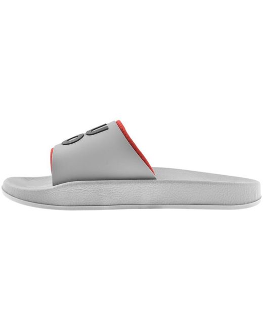 Mens shop sliders grey