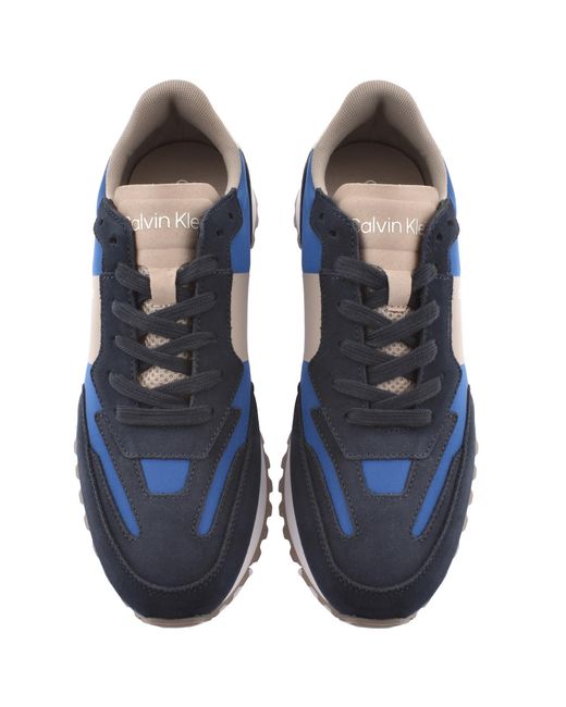 Calvin Klein Blue Low Top Trainers for men