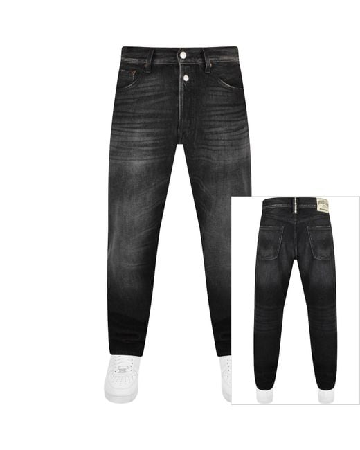 Replay Black M9Z1 Straight Jeans Dark Wash for men