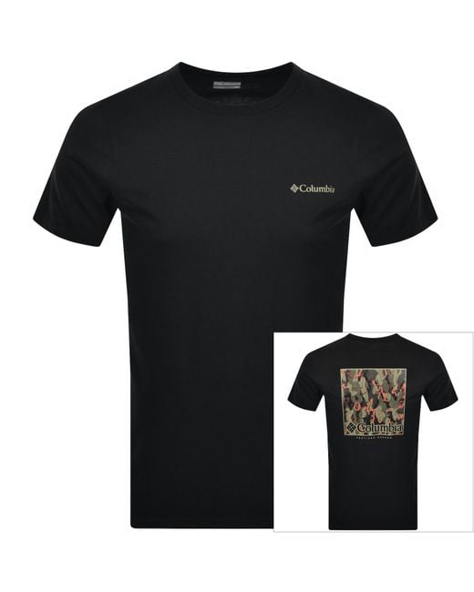 Columbia Black North Cascades T Shirt for men