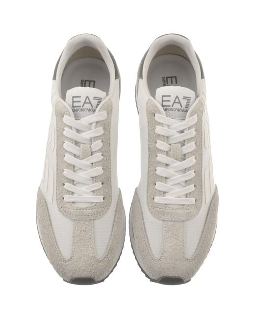EA7 White Emporio Armani Trainers for men
