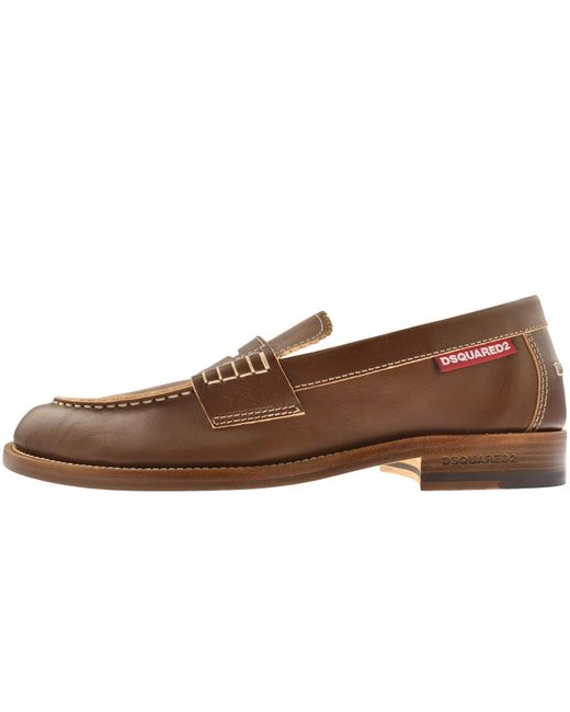 DSquared² Brown Explorer Loafers for men