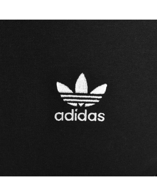 Adidas Originals Black Hooded Tracksuit for men