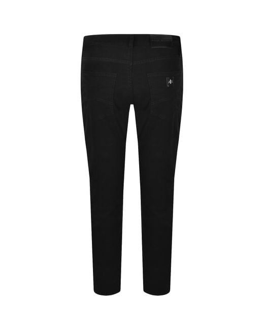 ARMANI EXCHANGE Black J14 Skinny Fit Jeans for men