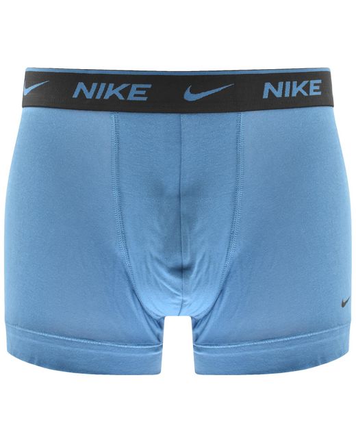 Nike Gray Logo 3 Pack Trunks for men