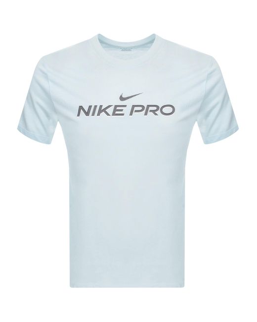 Nike Blue Training Dri Fit Pro T Shirt for men