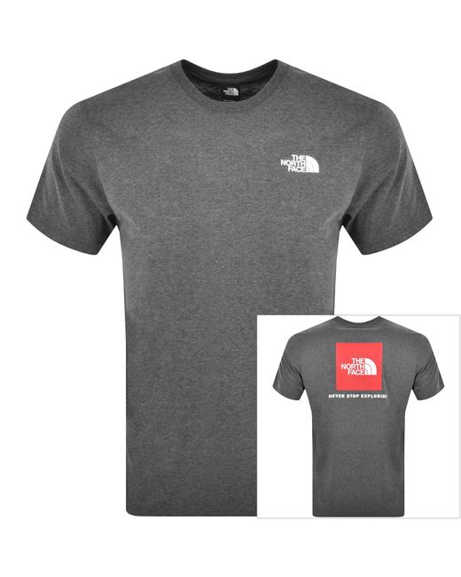 The North Face Gray Box T Shirt for men