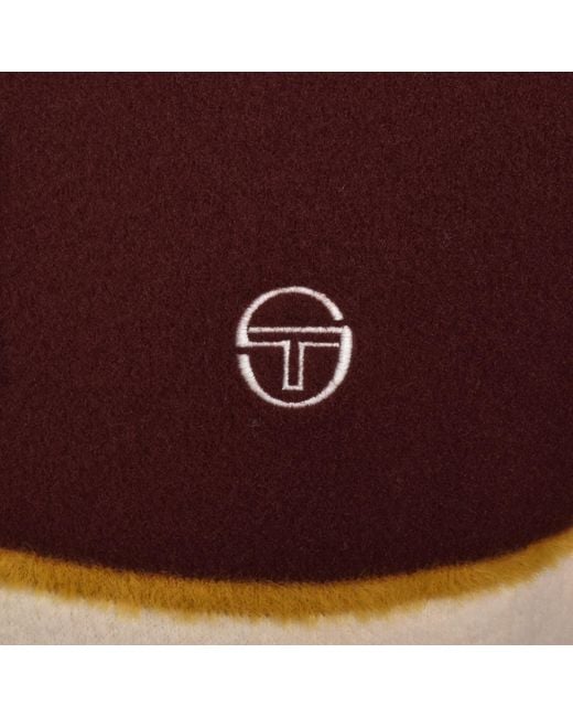 Sergio Tacchini Red Orion Knit Polo T Shirt for men