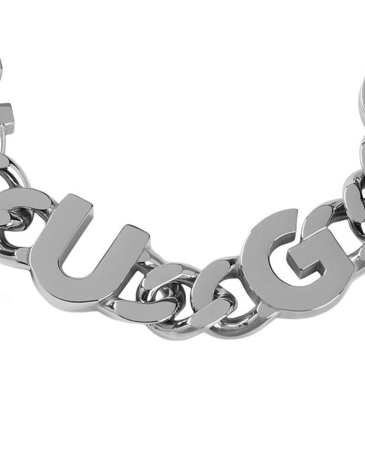 HUGO Metallic Chain Bracelet for men